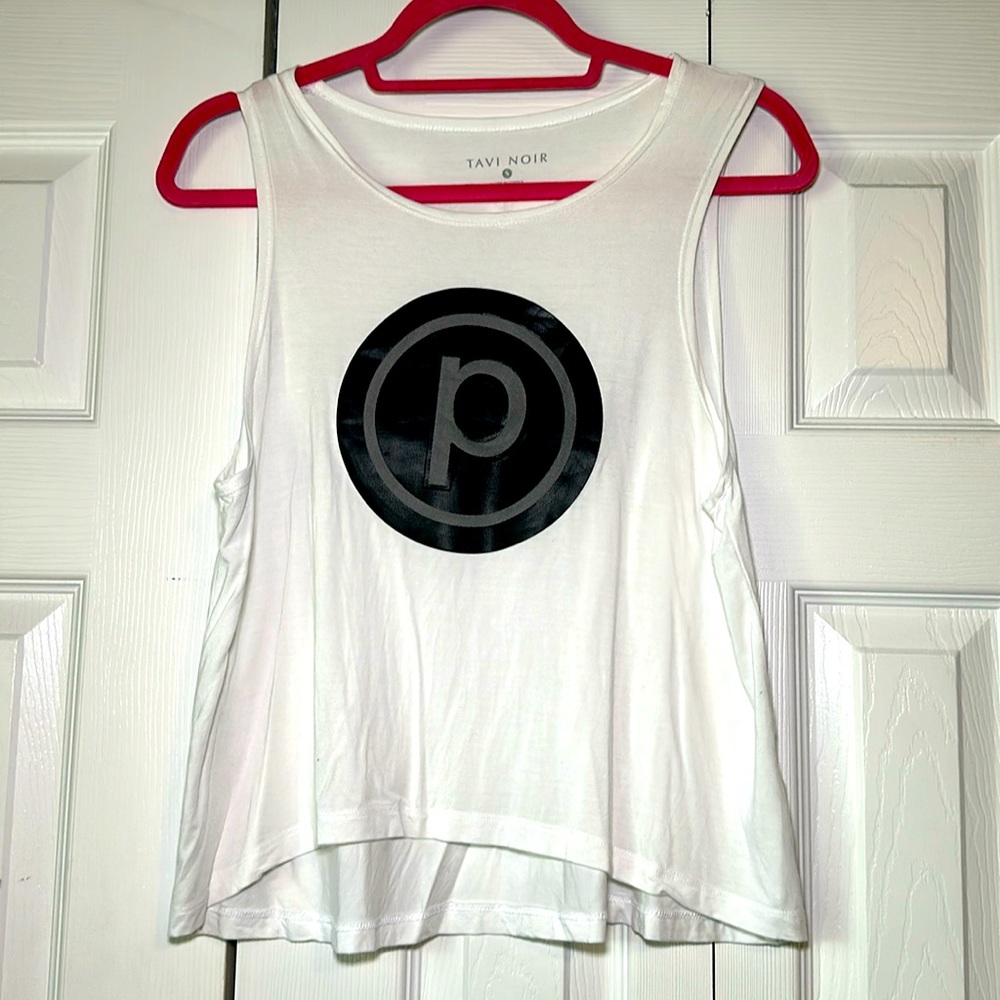 Tavi Noir Pure Barre Cropped Tank Size Small